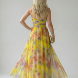 Isel | Rochie Maxi Moale cu Față Înfășurată