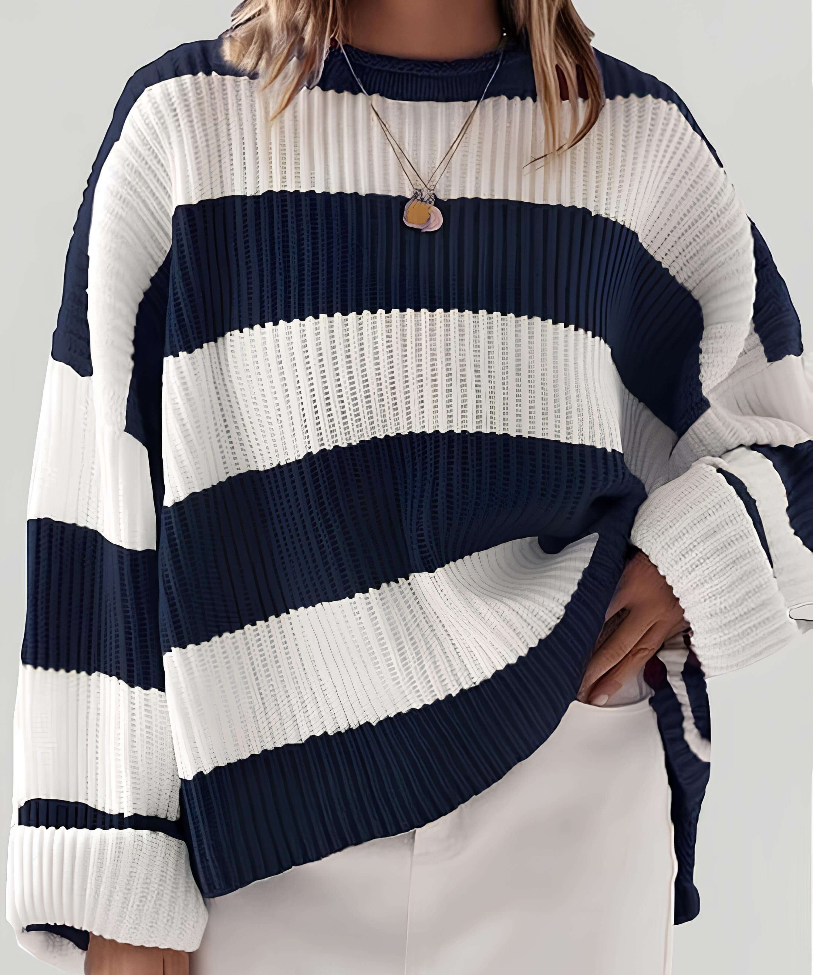 Dafne | Pulover cu dungi