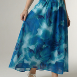 Sylin | Rochie Midi Halter cu Pliuri
