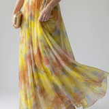 Isel | Rochie Maxi Moale cu Față Înfășurată