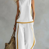 Leila | Set elegant complet din bumbac și in