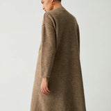 Cardigan lung din trei piese cu pantaloni casual