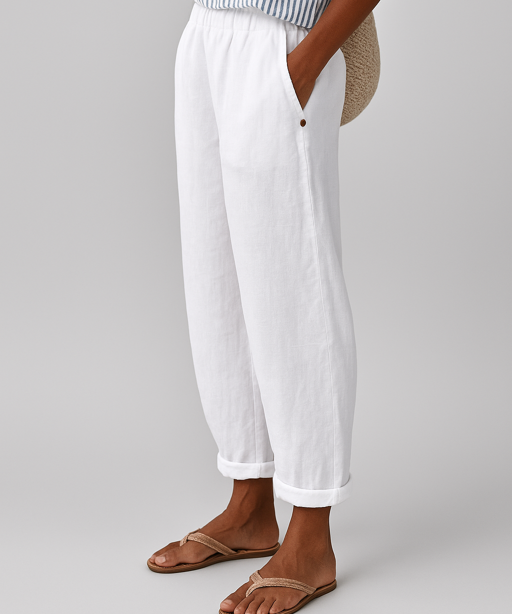 Noraya | Pantaloni eleganți cu buzunare laterale