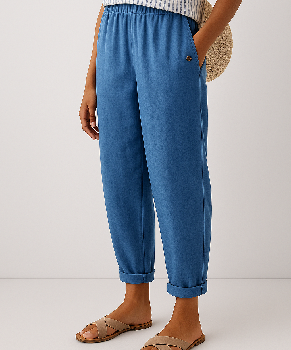 Noraya | Pantaloni eleganți cu buzunare laterale