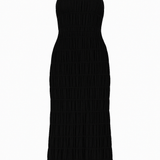 Cyara – Rochie de Damă Maxi Neagră Elegantă Halter