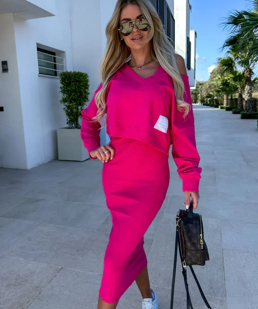 Ciara | Set Rochie și Hanorac