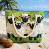 Geantă de Plajă Matlasată Sheep Heaven