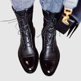 Nora - Botine Elegante din Piele