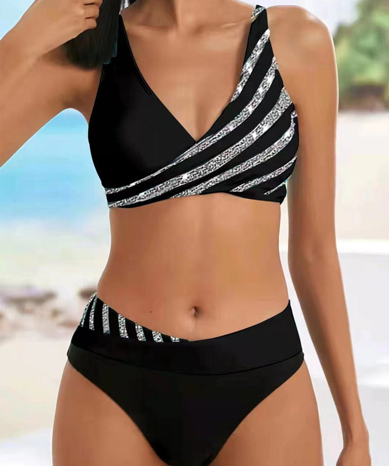 Mona – Bikini imprimat în tonuri calde