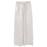 Pantaloni cu talie înaltă și croială dreaptă