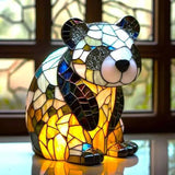 Loustic – Lampă panda magică din sticlă colorată