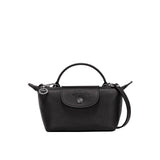 Geantă mini din piele Longchamp - Negru