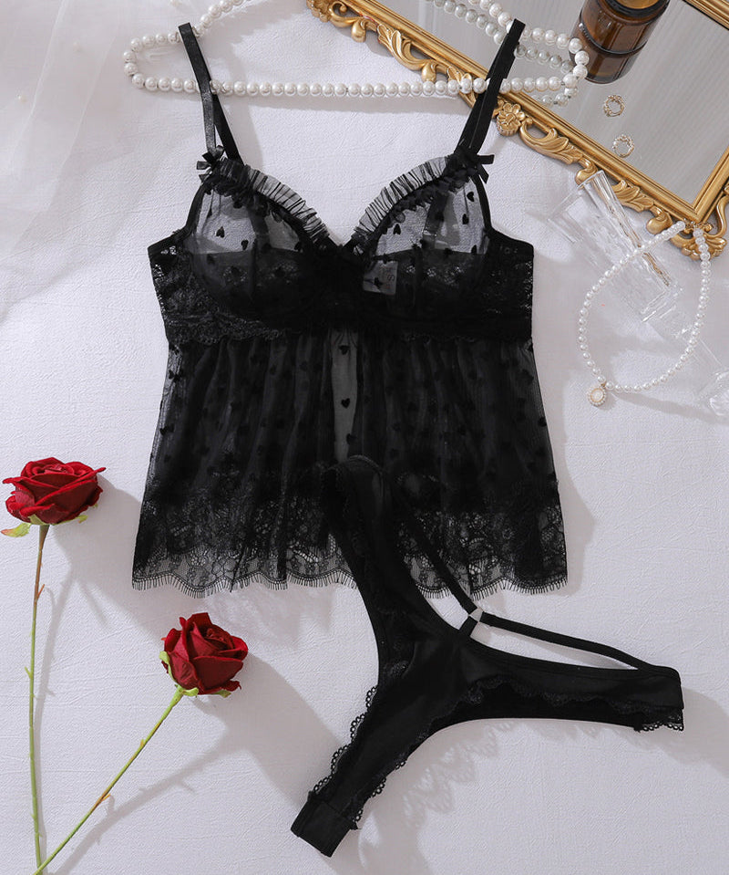 Rosa™ | Set Top din Mesh Sensual & Slip