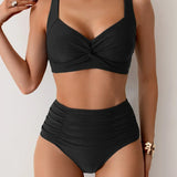 Lola® | Set de Bikini de Vară cu Talie Înaltă