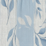 Solene | Rochie midi fără mâneci cu model de frunze albastre