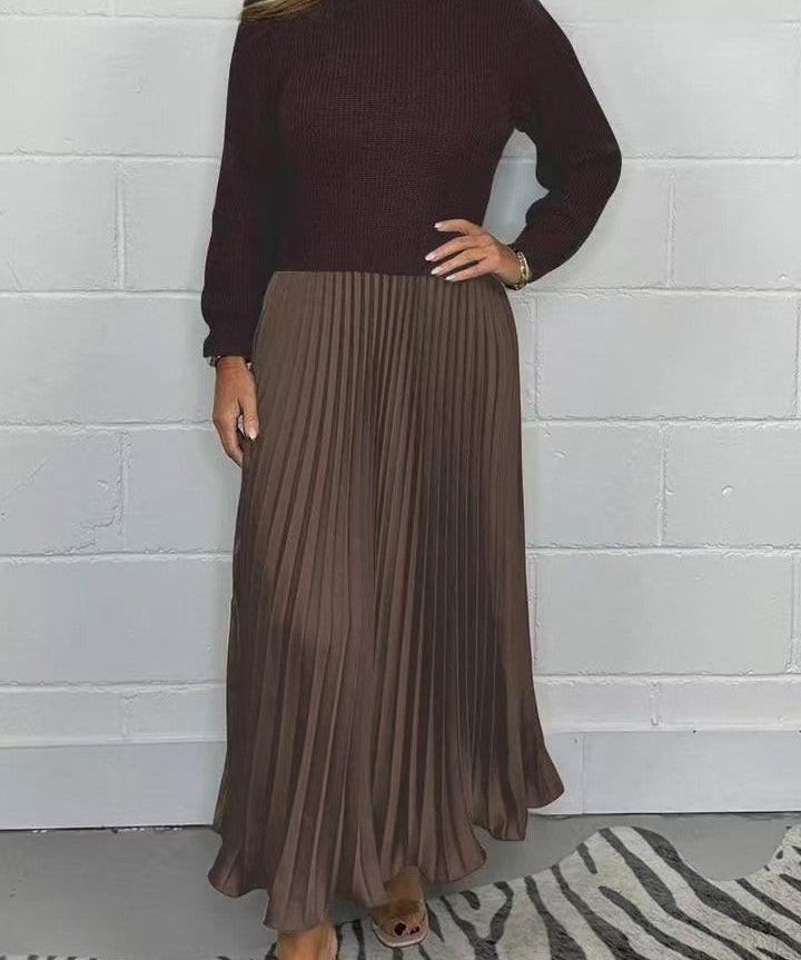 Maeve | Rochie Maxi Plisată