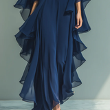 Elyssa - Set Elegant Din șifon Cu Volane