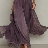 Ashley | Rochie Maxi din Șifon Vintage Elegantă