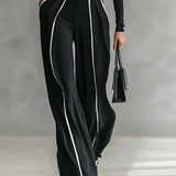 Vera™ - Set elegant cu detalii contrastante