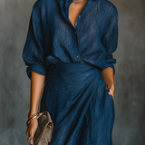 Sara™ - Set elegant cu fustă lungă