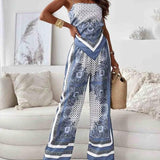Helen | Set Elegant cu Talie Înaltă și Pantaloni pentru Vară
