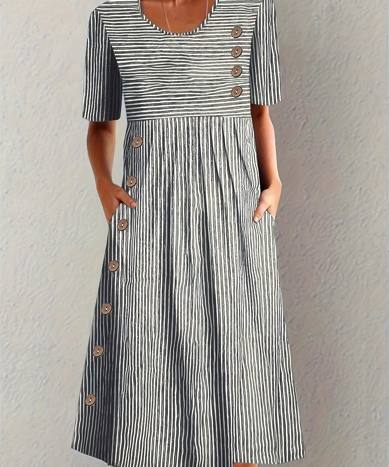 Belle | Rochie de vară în dungi