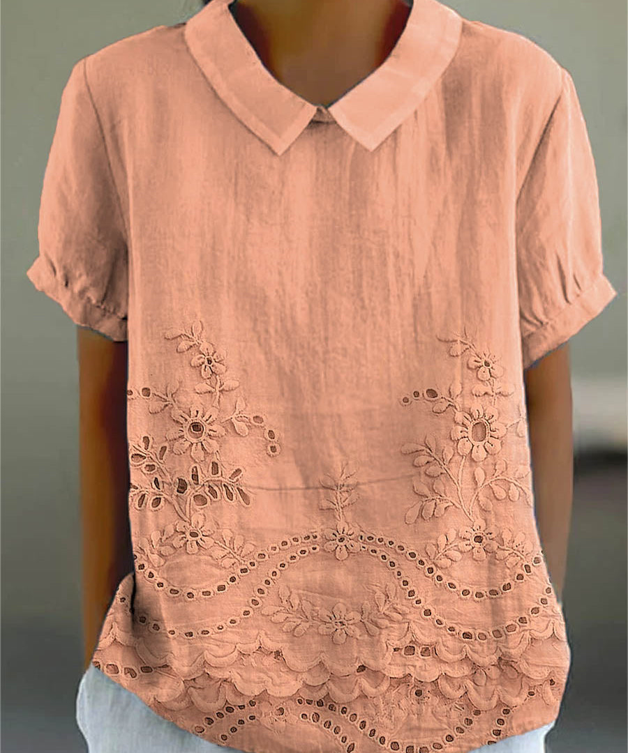 Lily | Cămașă cu Broderie Florală