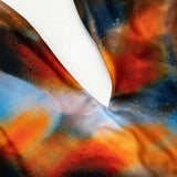 Siena | Set costum de baie cu croială încrucișată și pareo cu acuarelă