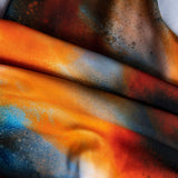 Siena | Set costum de baie cu croială încrucișată și pareo cu acuarelă