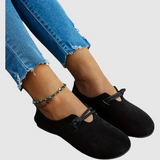 Elena – Balerini eleganțe din piele întoarsă