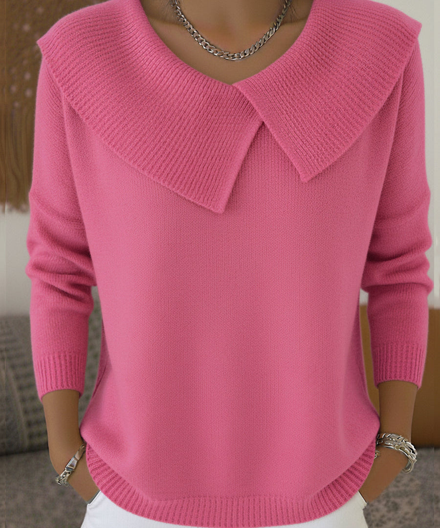 Lucia | Pulover Cald cu Guler Moale