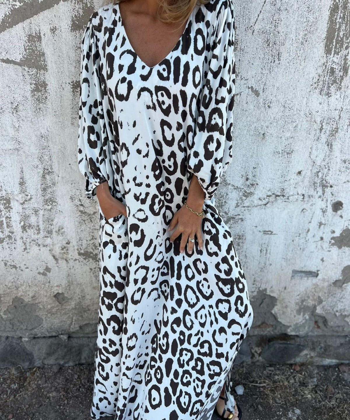 Fiona | Rochie lungă imprimată