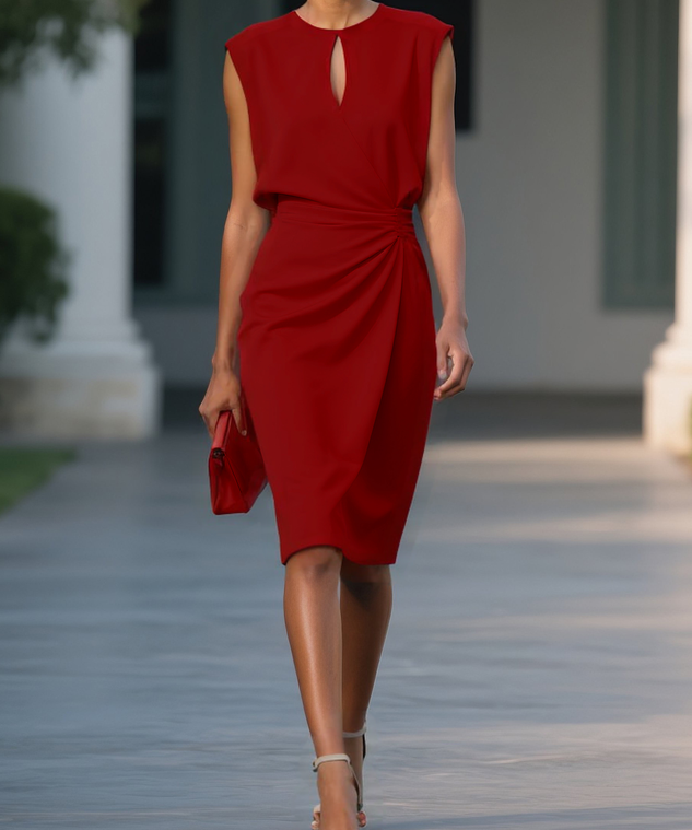 Bianca | Rochie Midi Elegantă