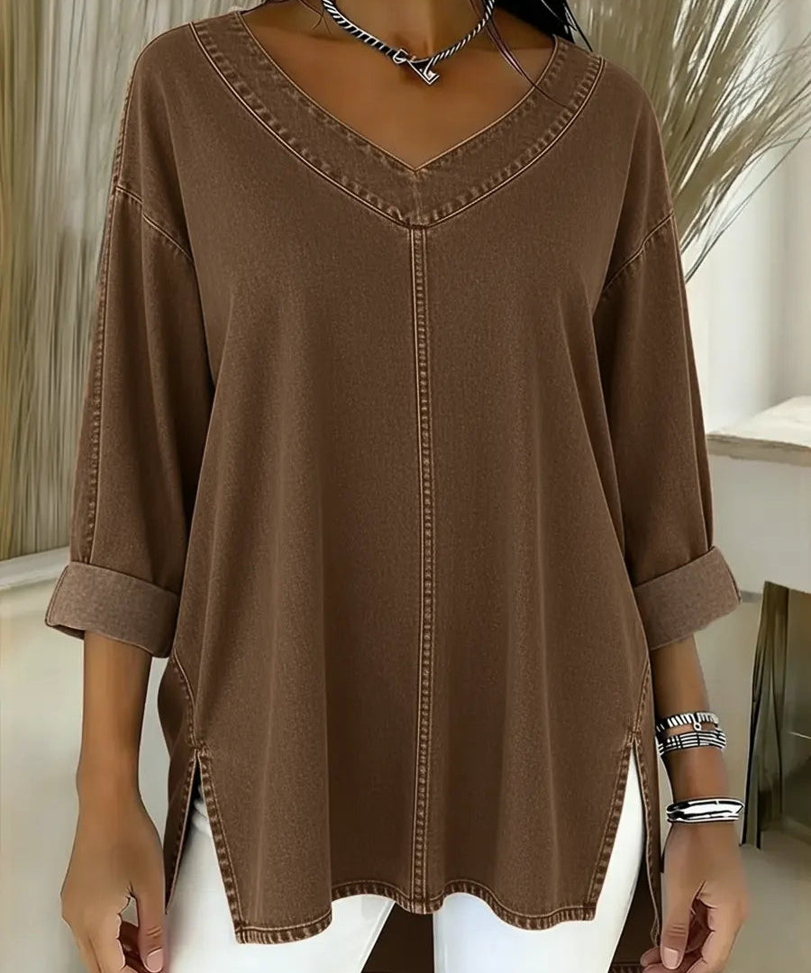 Amelia | Cămașă Denim Casual