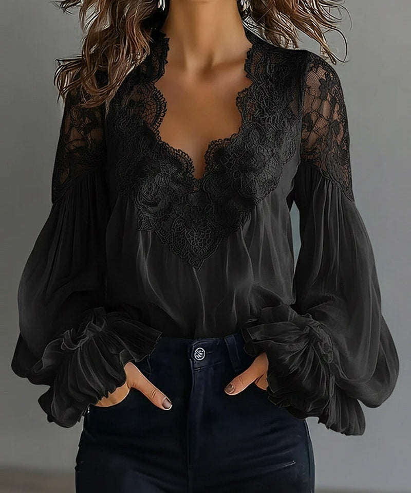 Valentina | Cămașă elegantă din bumbac și viscoză