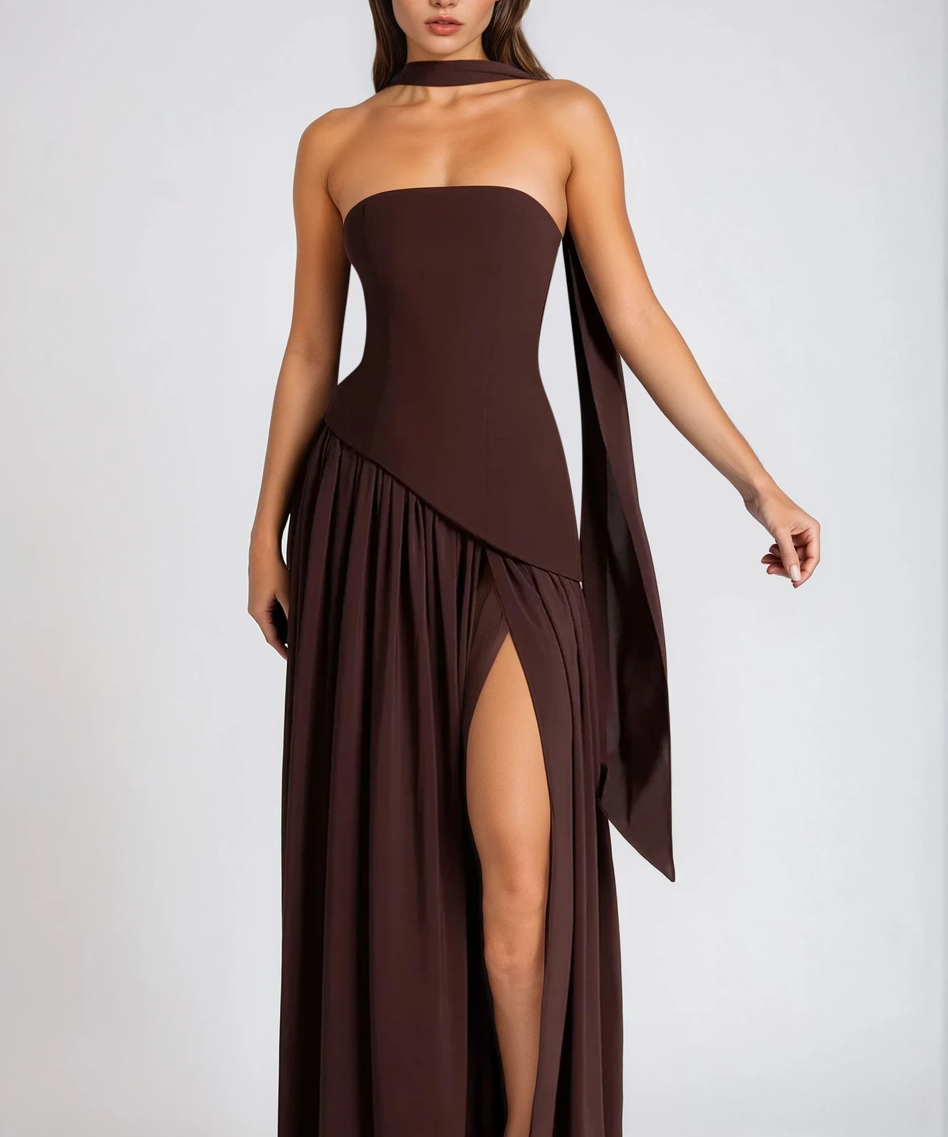 Mariah | Rochie Lungă Elegantă