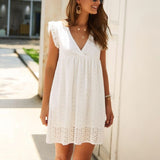 Isabella™ | Rochie mini cu broderie